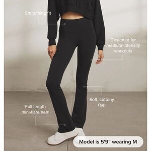 Airbrush High-Waist bootcut legging